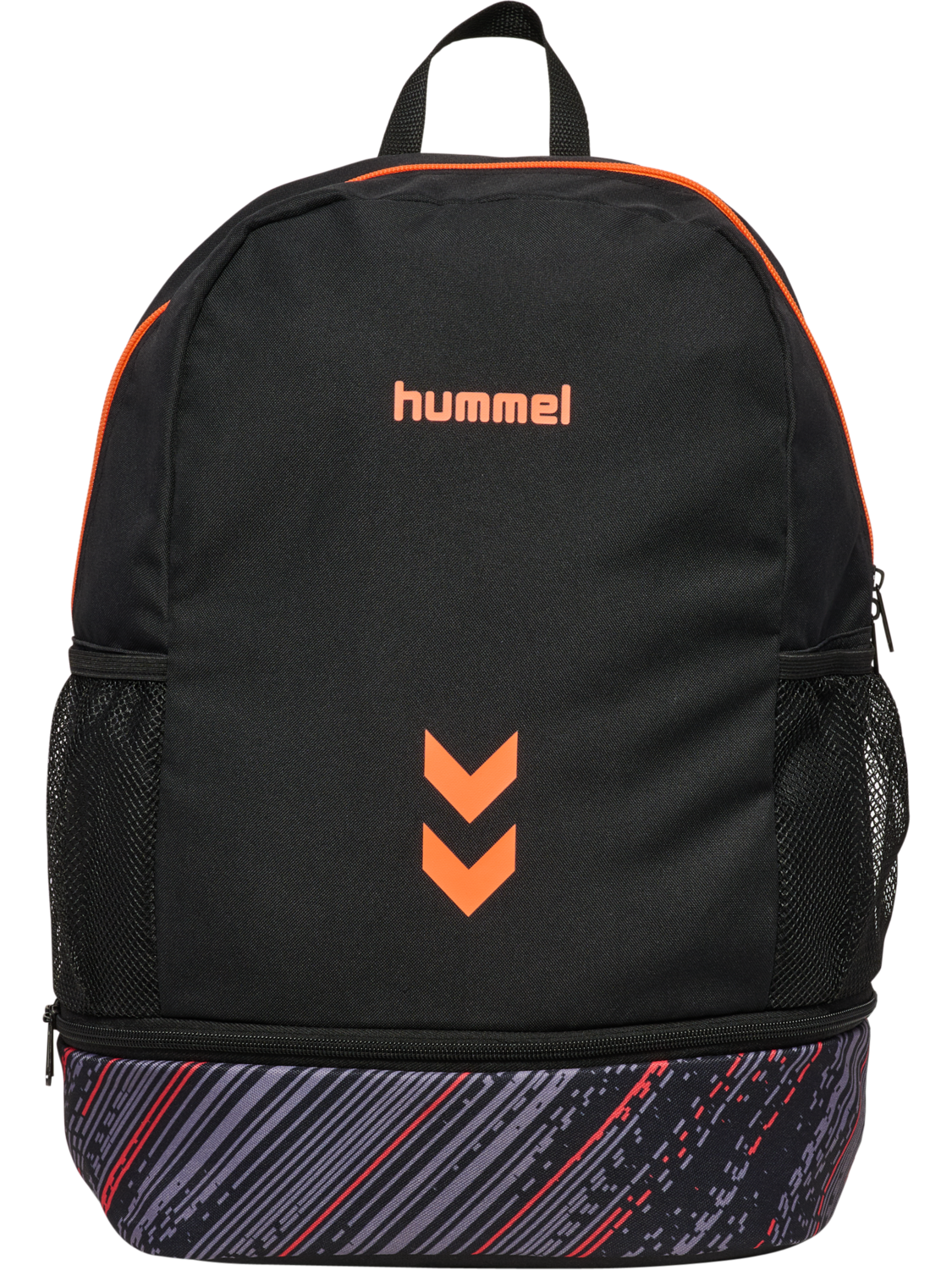 hmlBLAZE BACK PACK W. SC, BLACK/ORANGE, packshot
