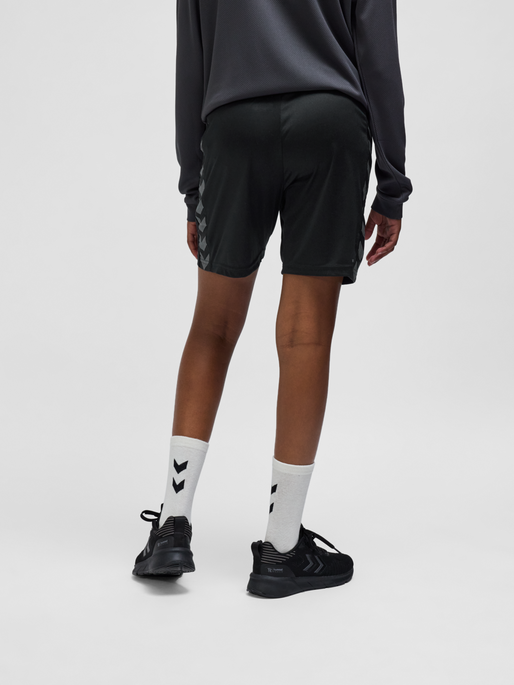 hmlAUTHENTIC PL SHORTS KIDS, BLACK, model