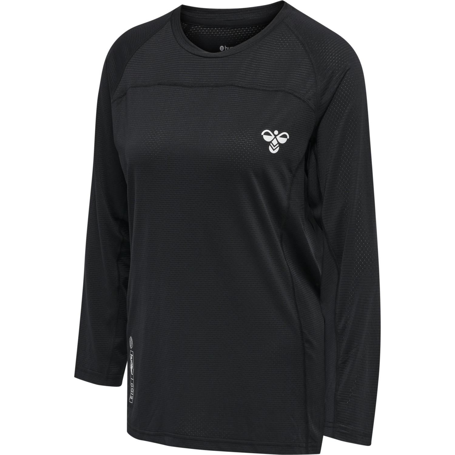 hmlGG12 TRAINING TEE L/S WOMAN, BLACK, packshot