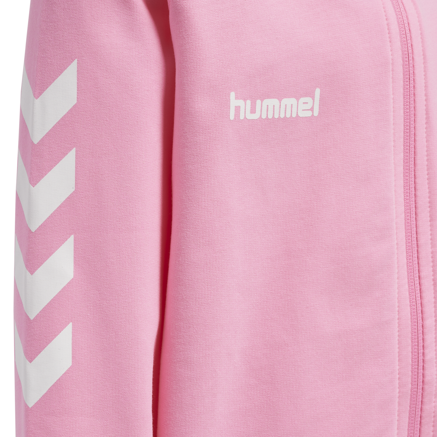 HMLGO KIDS COTTON ZIP HOODIE, COTTON CANDY, packshot