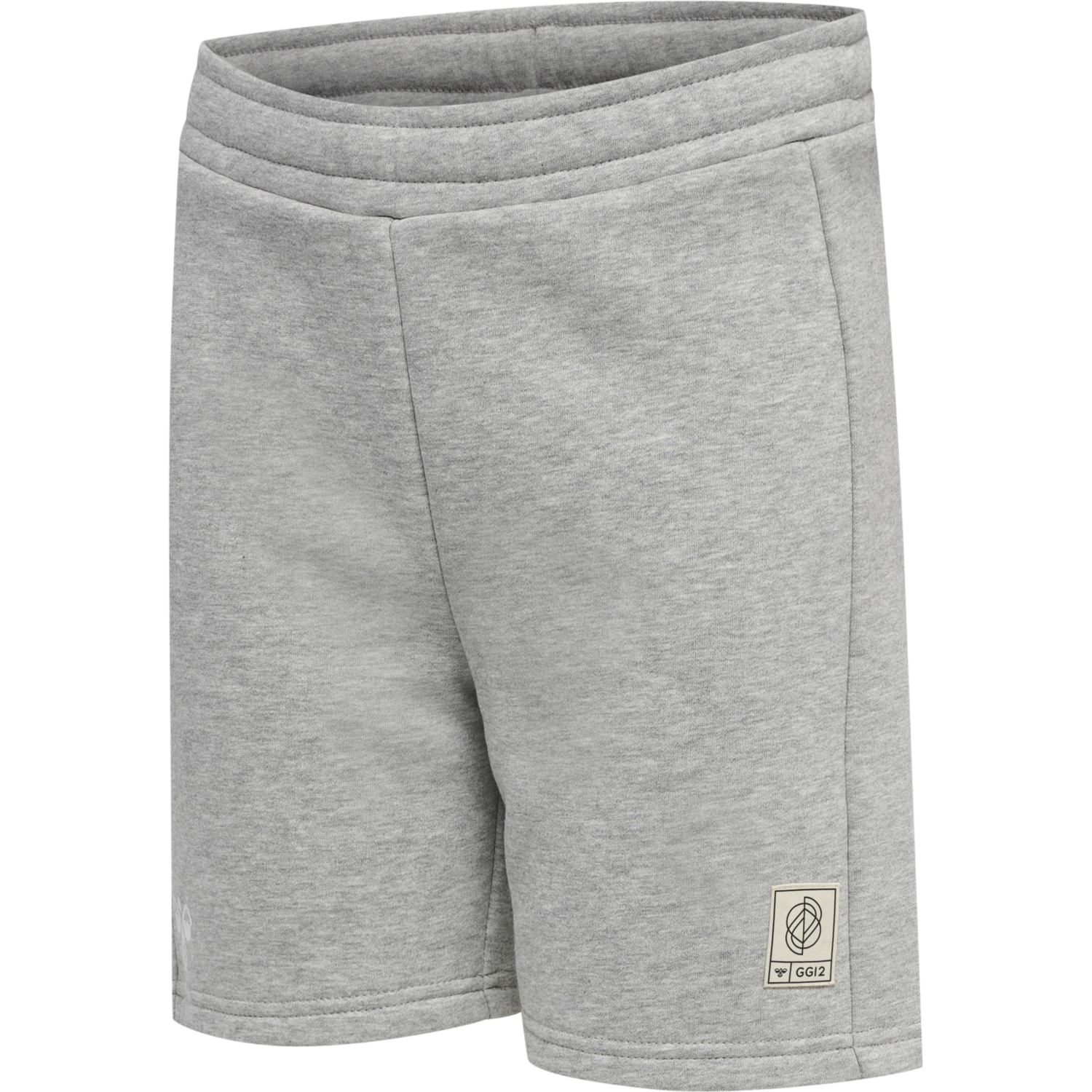 hmlGG12 SWEAT SHORTS KIDS, GREY MELANGE, packshot