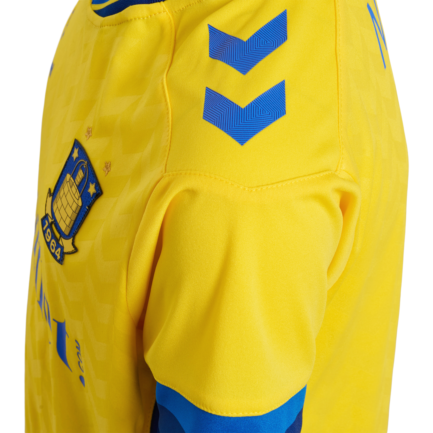 BR&Oslash;NDBY 22/23 HOME JERSEY S/S KIDS, CYBER YELLOW, packshot