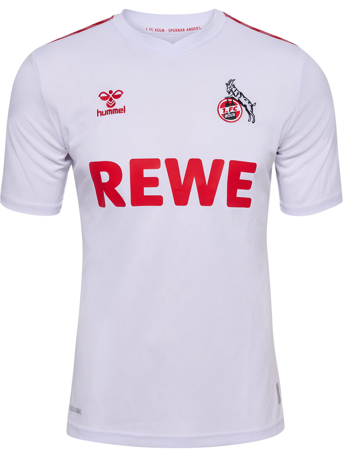 1FCK 23/24 HOME JERSEY S/S, WHITE/TRUE RED, packshot
