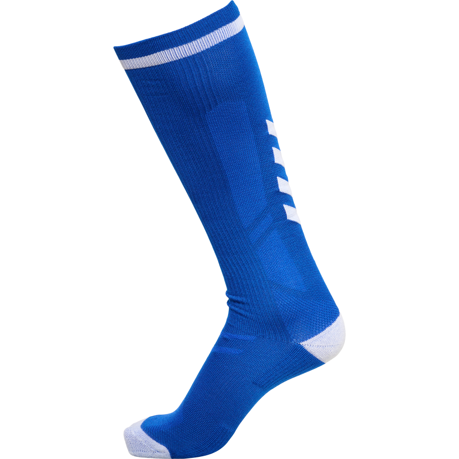 ELITE INDOOR SOCK HIGH, TRUE BLUE/WHITE, packshot