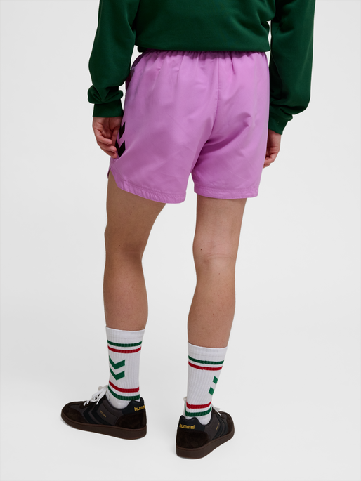 hmlNED SWIM SHORTS, VIOLET, model