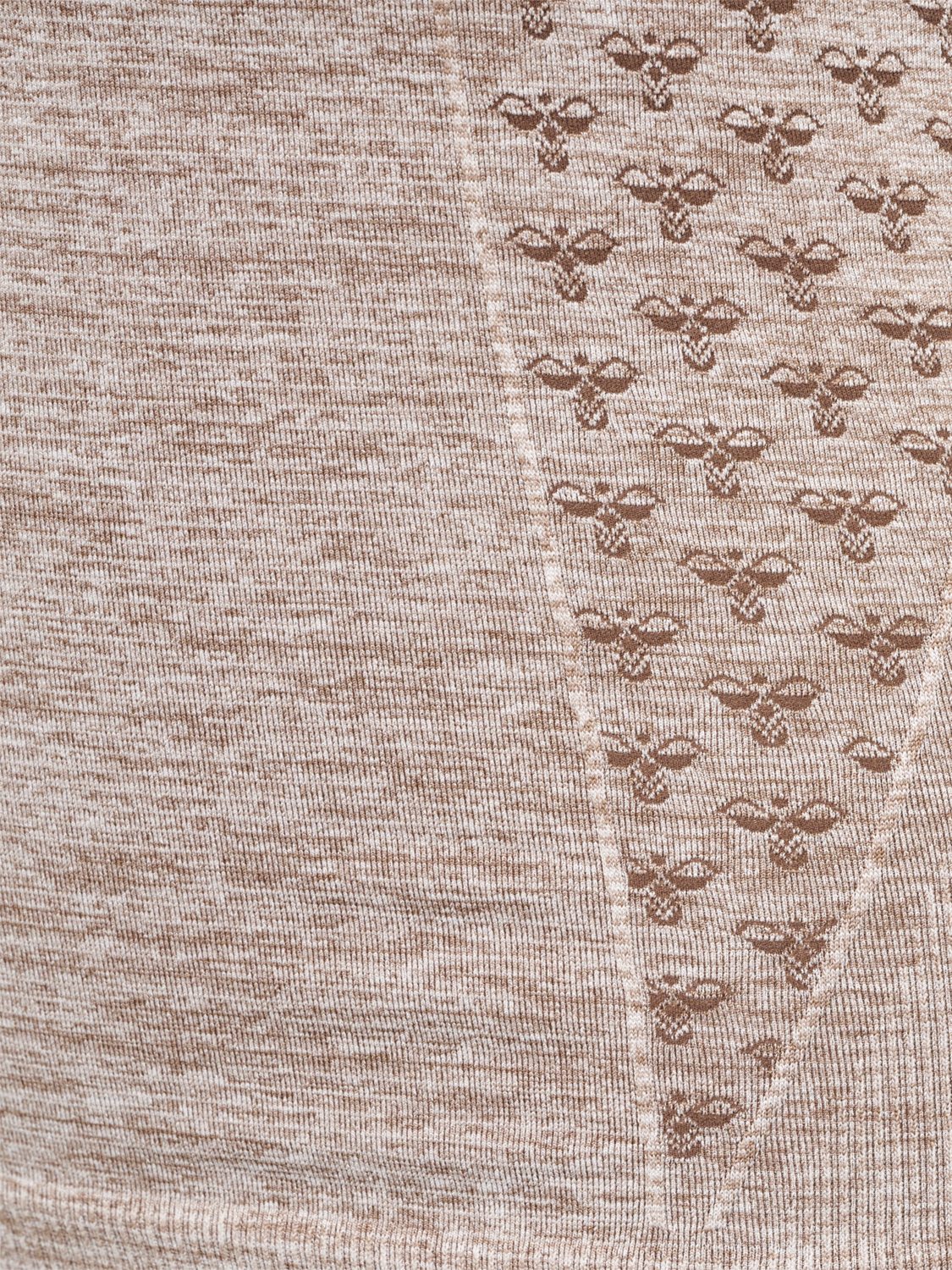 hmlCI SEAMLESS TOP, DRIFTWOOD MELANGE, packshot