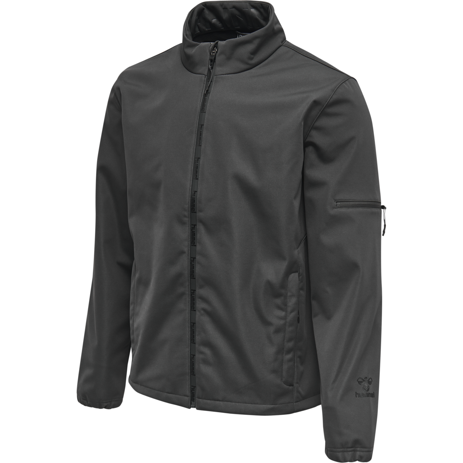 hmlNORTH SOFTSHELL JACKET, ASPHALT, packshot