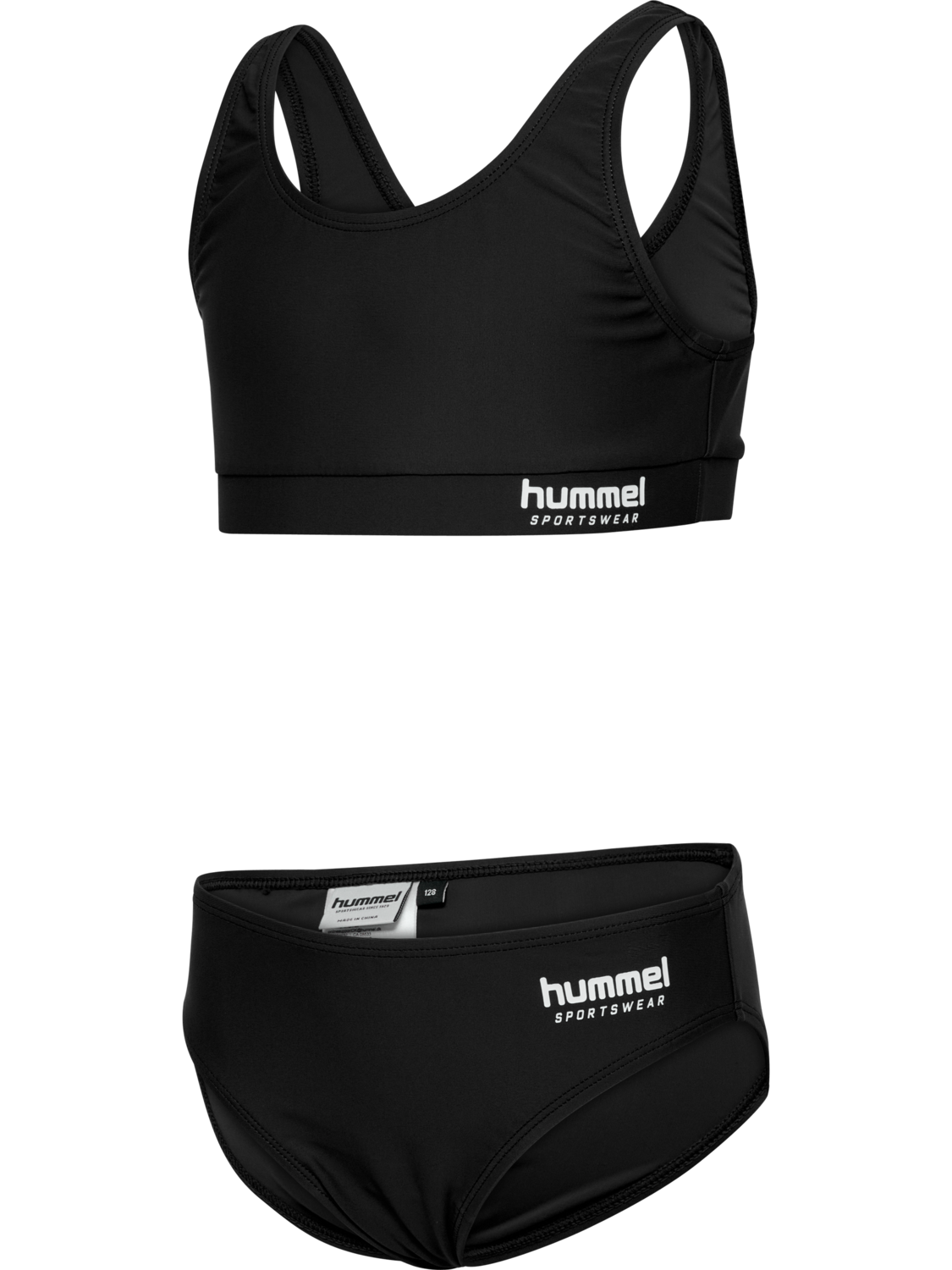 hmlJR SOLID BIKINI, BLACK, packshot