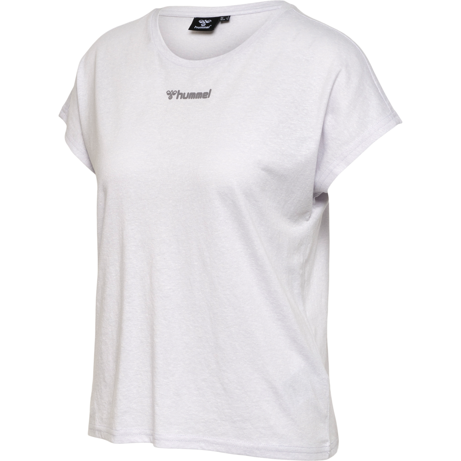 hmlZANDRA T-SHIRT, LIGHT GREY MELANGE, packshot