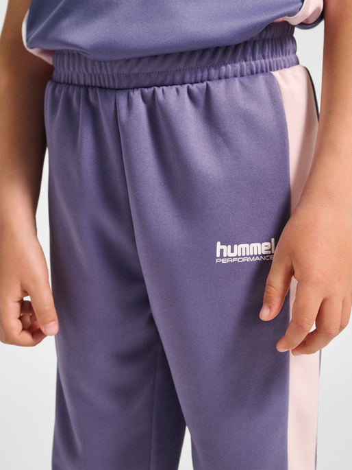 hmlJR GOAL PANTS, HERON, model
