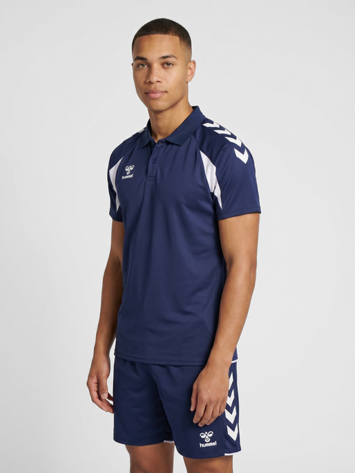 hmlCORE 2.0 POLO, MARINE/WHITE, model