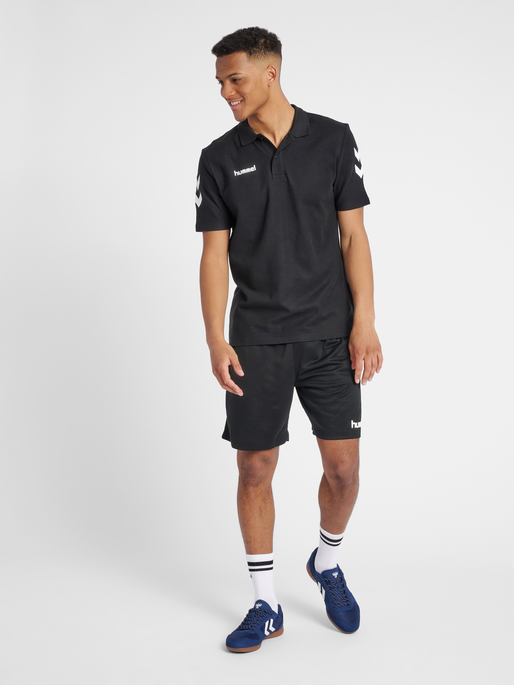 HMLGO COTTON POLO, BLACK, model