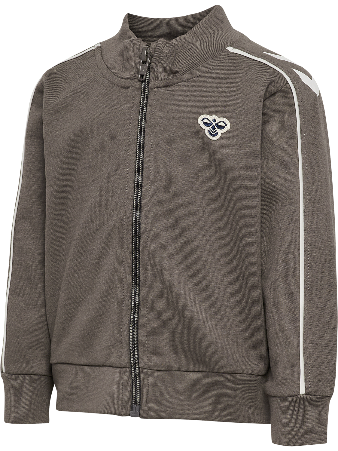 hmlMINI CO REG TRACK SUIT, DARK GULL GRAY, packshot