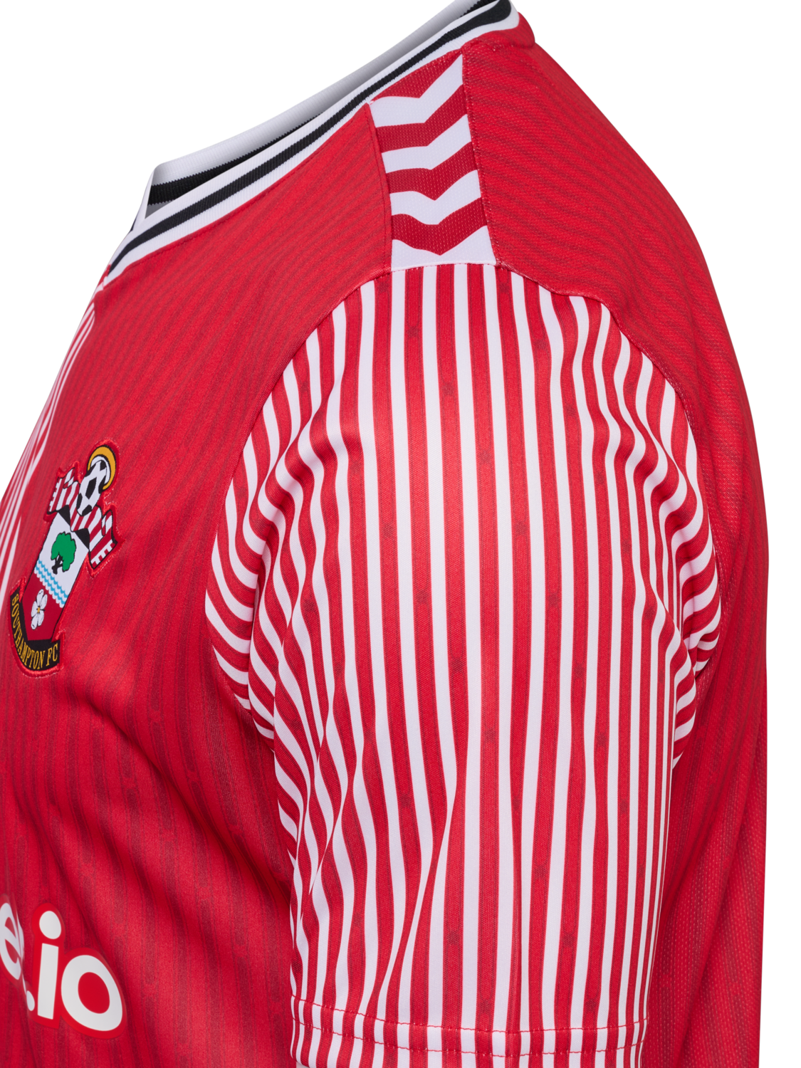 SOU 23/24 HOME JERSEY S/S KIDS, RED/WHITE, packshot