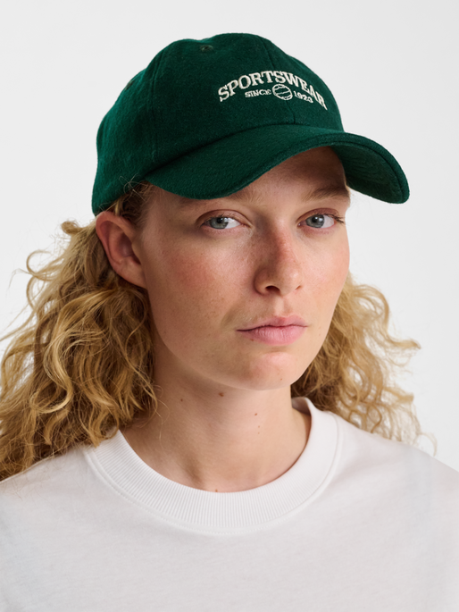 hmlBASEBALL CAP SW, DARK GREEN, model