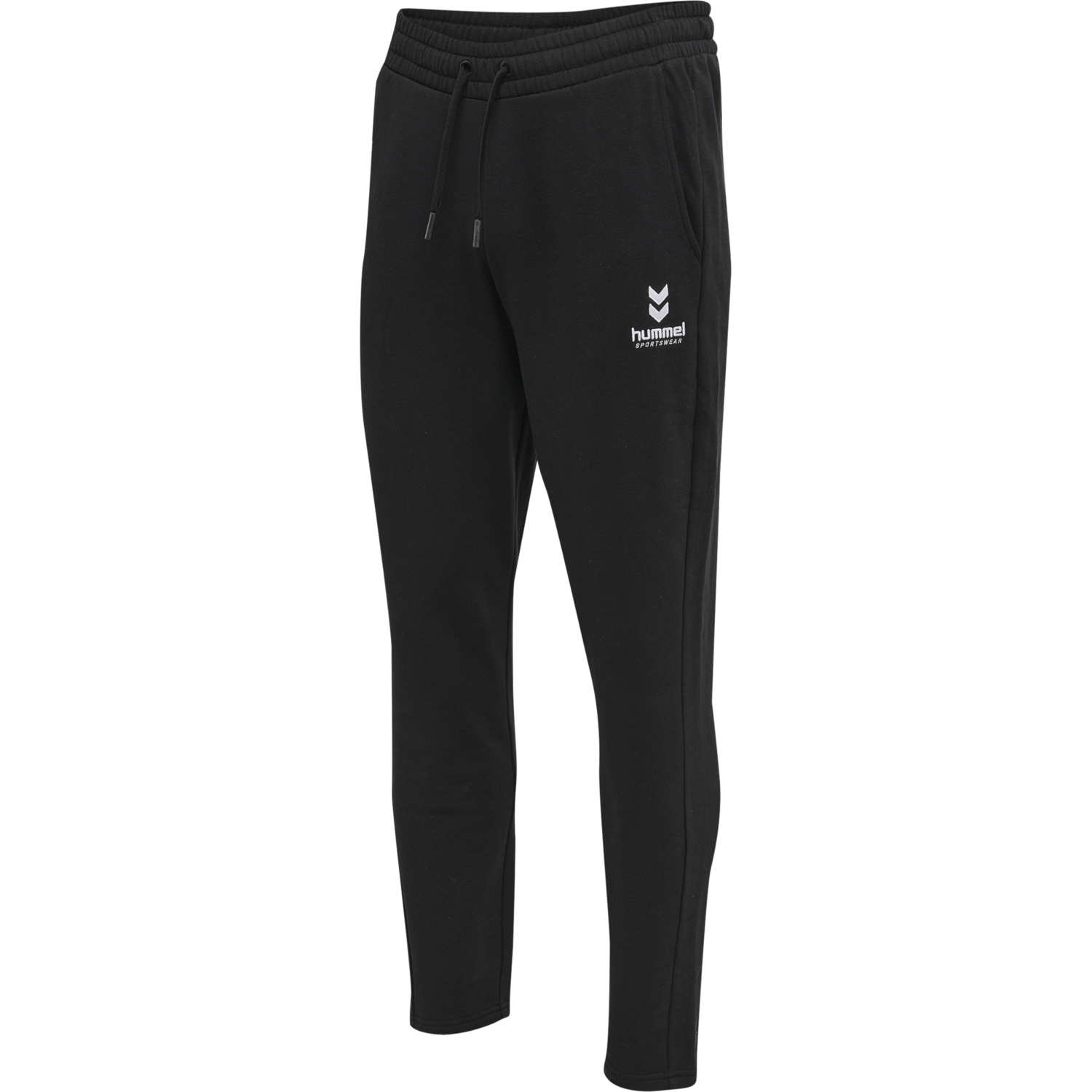 hmlOSCAR TAPERED PANTS, BLACK, packshot
