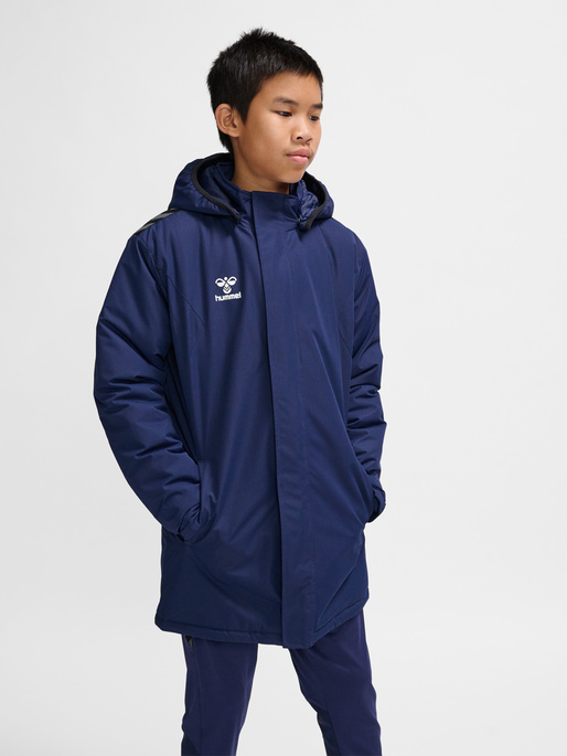 hmlAUTHENTIC BENCH JACKET KIDS, MARINE, model