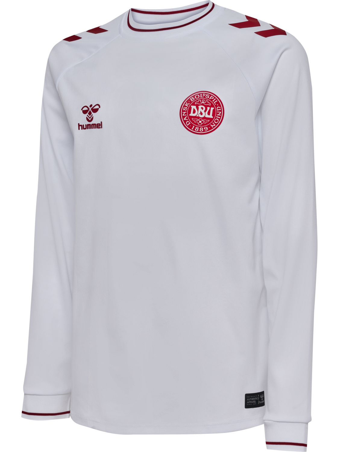 DBU WOMAN 25 AWAY  JERSEY L/S KIDS, WHITE, packshot