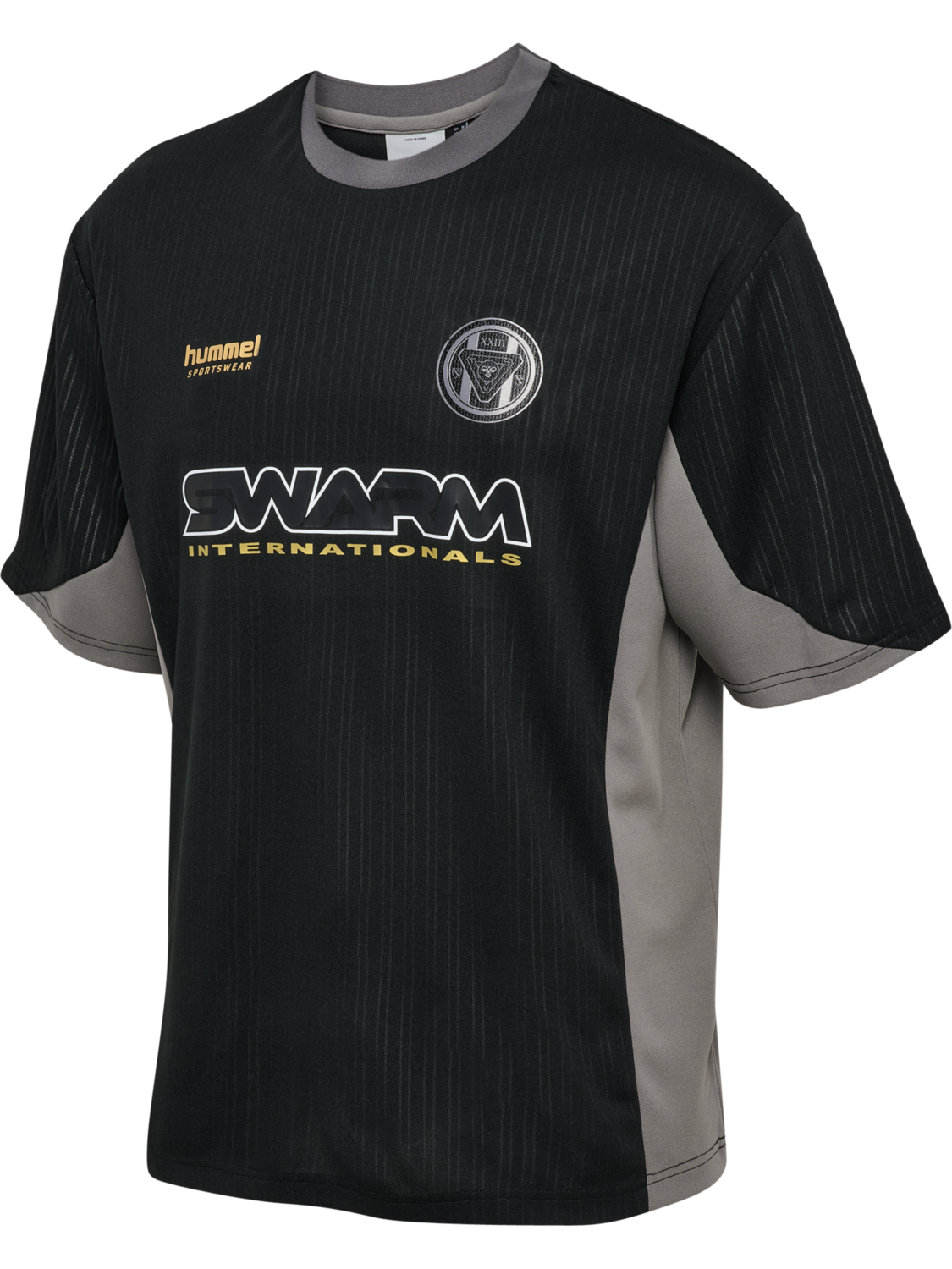 hmlLOOSE FB JERSEY S/S TOPSCORER, BLACK, packshot