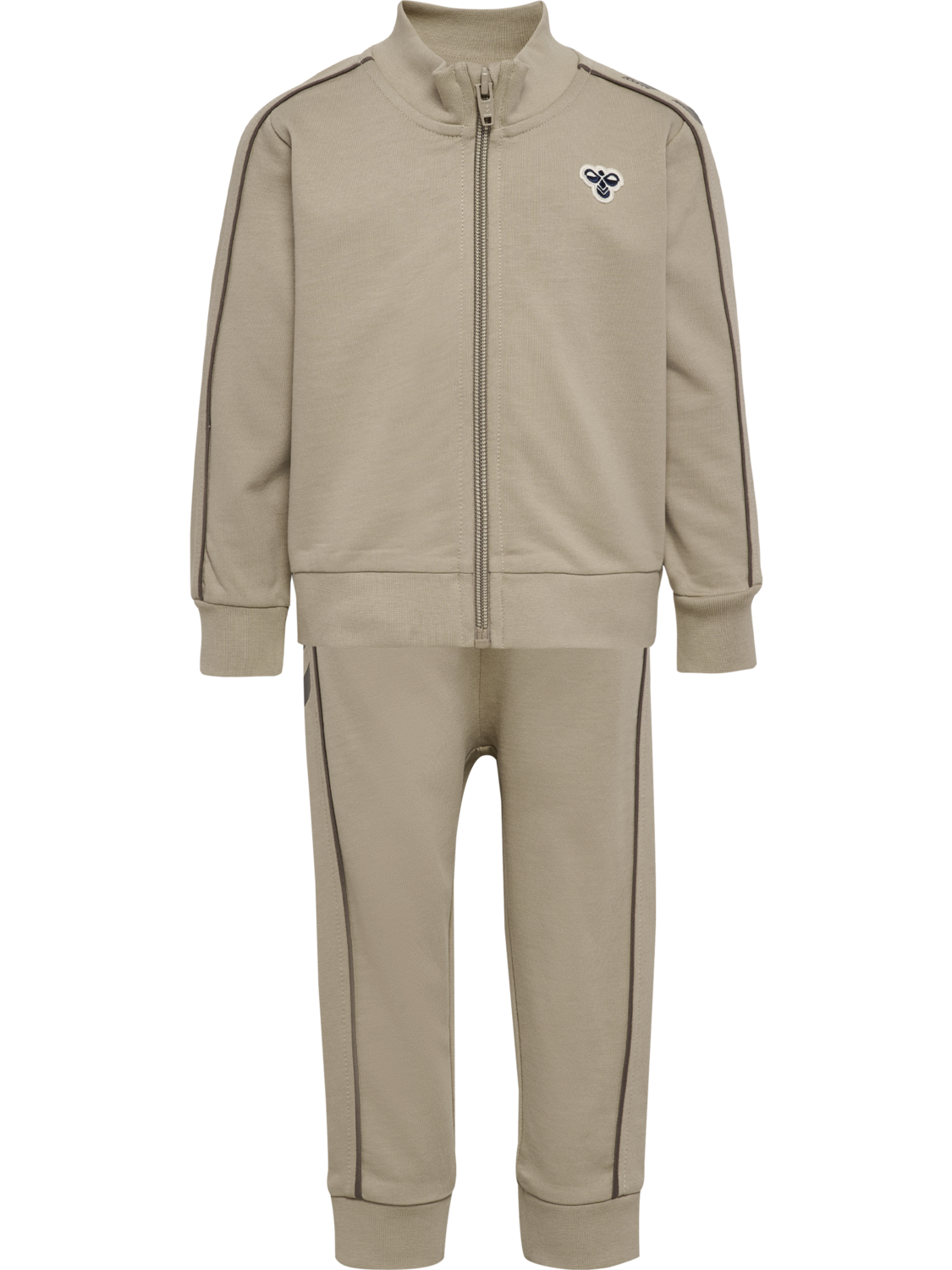 hmlMINI CO REG TRACK SUIT, VINTAGE KHAKI, packshot