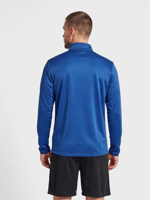 hmlESSENTIAL HALF-ZIP, TRUE BLUE, model