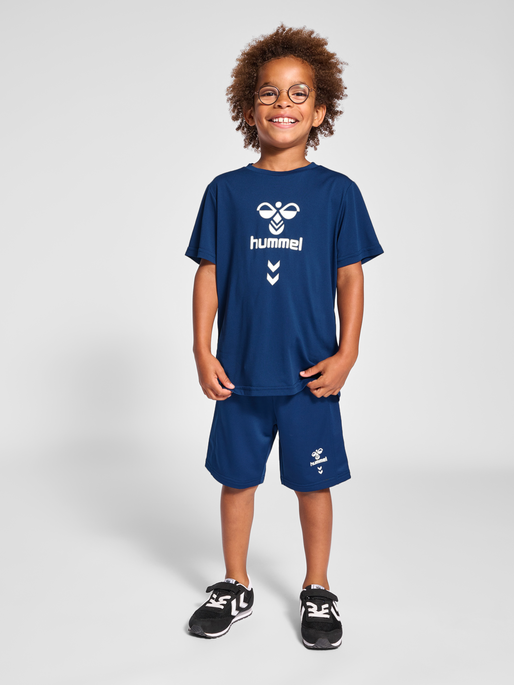 hmlMEGA FOOTBALL SET, ESTATE BLUE, model