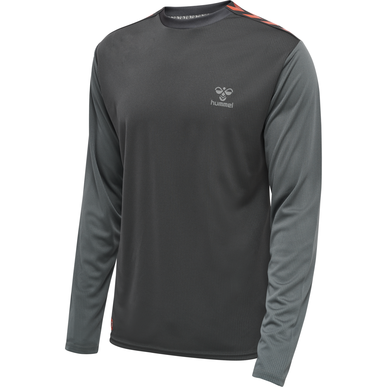 hmlPRO GRID GAME JERSEY L/S, FORGED IRON/QUIET SHADE, packshot