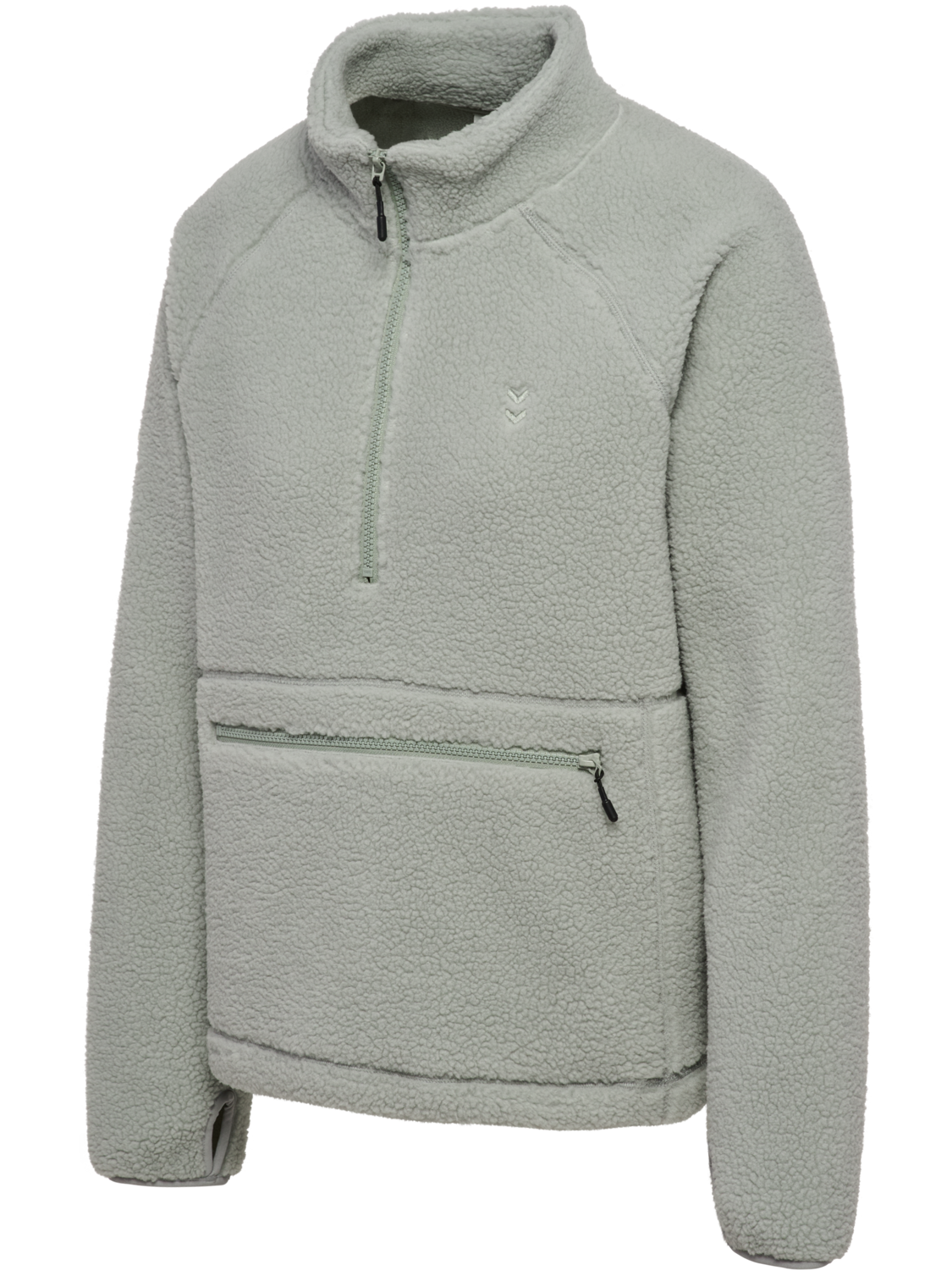 hmlPULSE FLEECE W PULLOVER, BELGIAN BLOCK, packshot