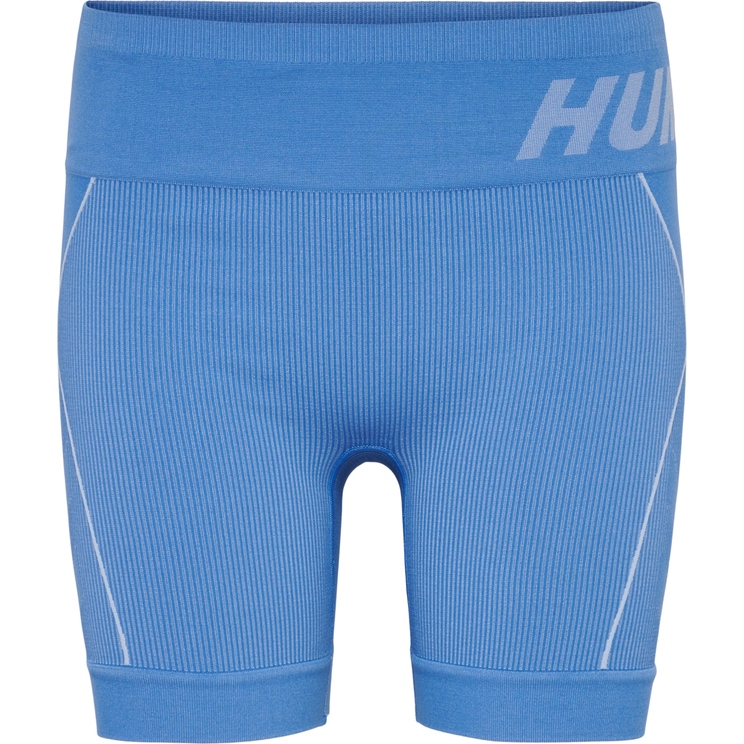 hmlTE CHRISTEL SEAMLESS SHORTS, RIVIERA/BLUE BELL MELANGE, packshot