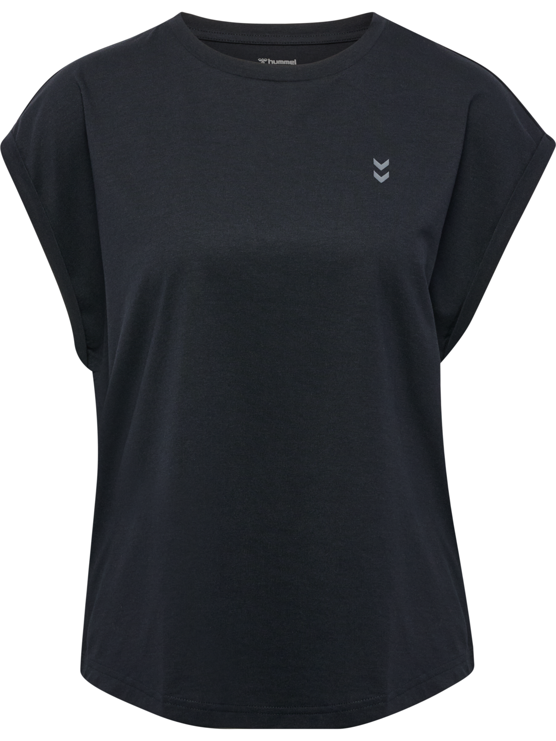 hmlSOFT RELAXED W T-SHIRT S/S, BLACK, packshot