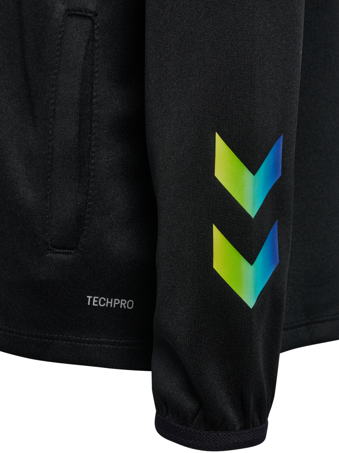 hmlSHIMMER TRACK JACKET KIDS, BLACK/LIMEADE, packshot