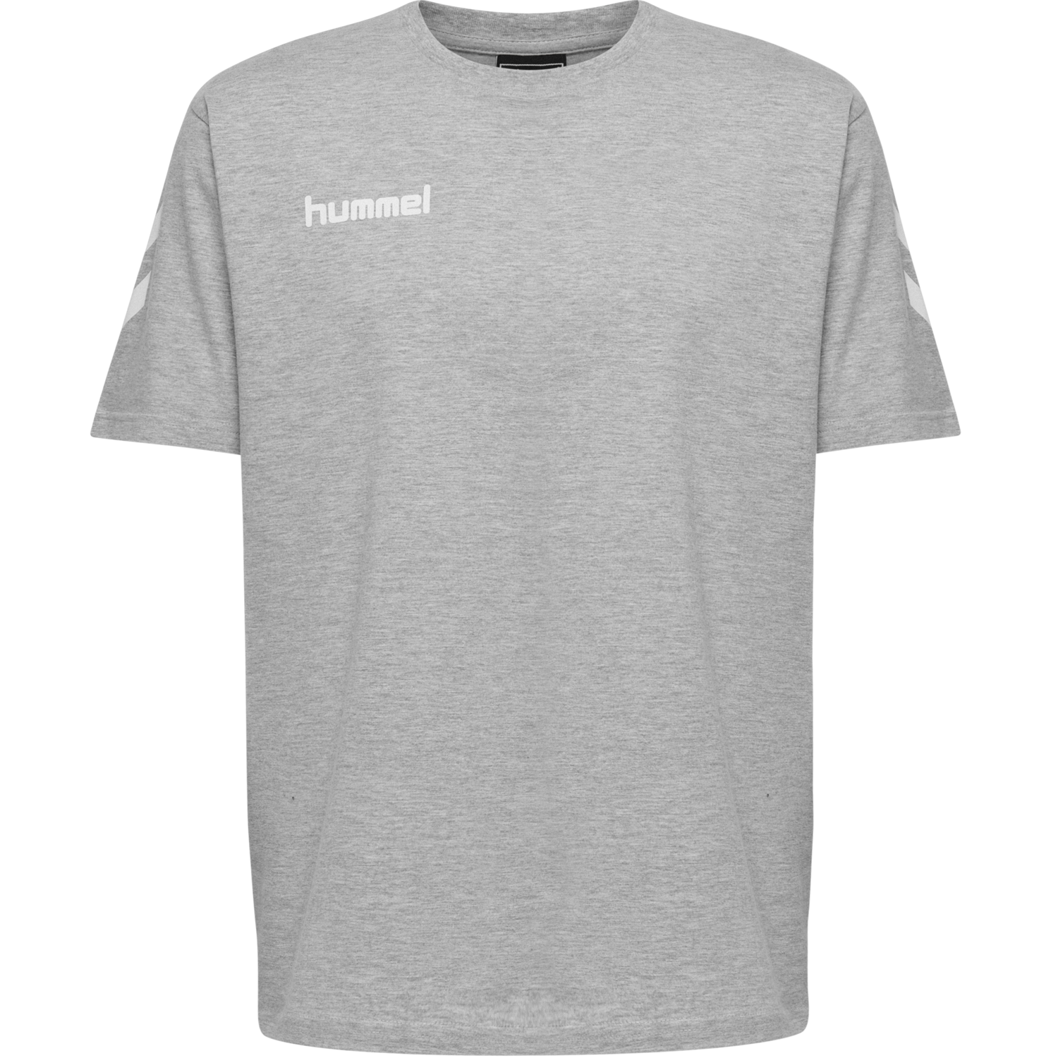 HMLGO COTTON T-SHIRT S/S, GREY MELANGE, packshot
