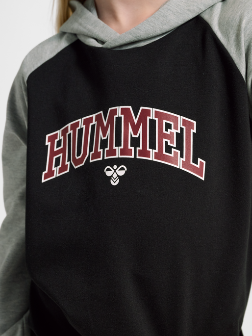 hmlESSEN HOODIE, BLACK, model