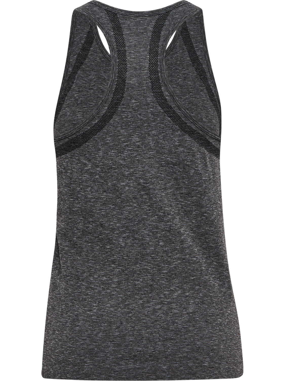 hmlMT HYPER SEAMLESS TANKTOP, BLACK MELANGE, packshot
