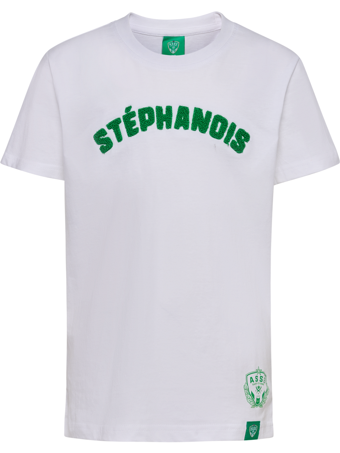 ASSE FAN STEPHANOIS TEE KIDS, WHITE, packshot