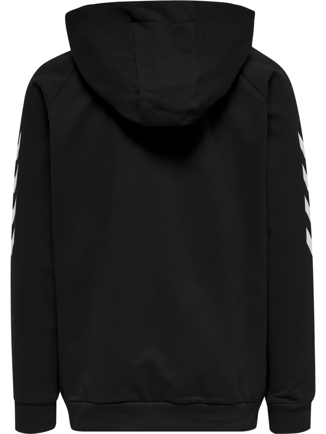 HMLGO KIDS COTTON ZIP HOODIE, BLACK, packshot