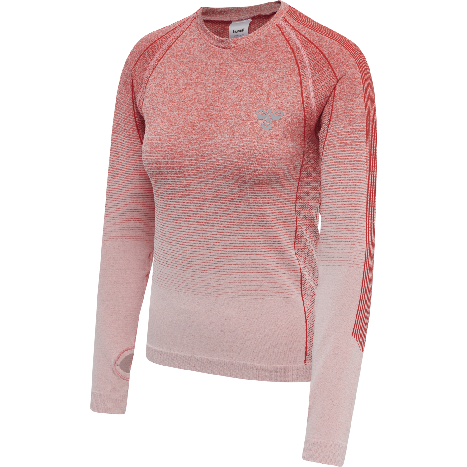 hmlGG12 TRAINING SEAMLESS L/S WOMAN, AURA ORANGE MELANGE, packshot
