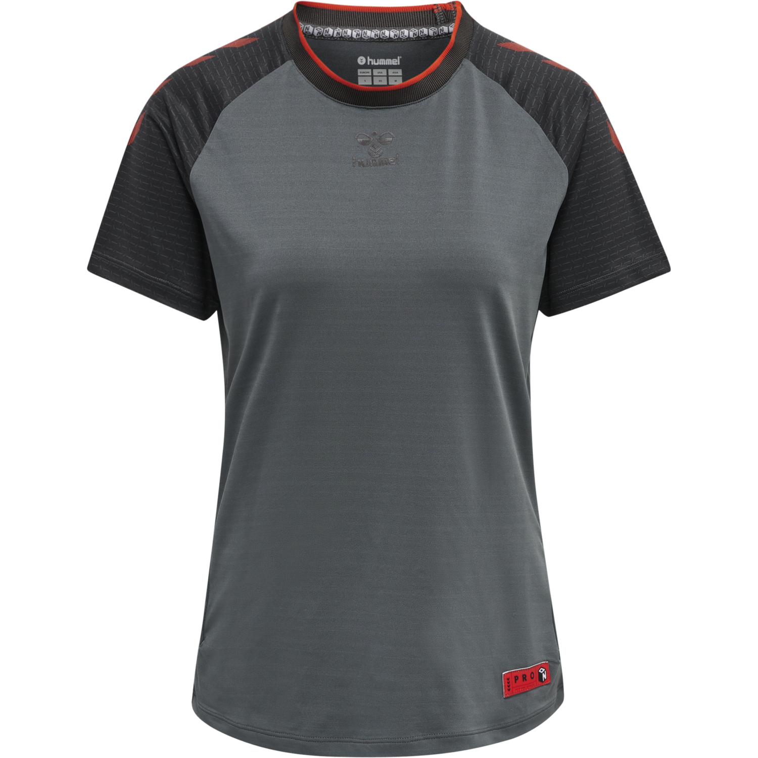 hmlPRO GRID GAME JERSEY S/S WO, QUIET SHADE/FORGED IRON, packshot