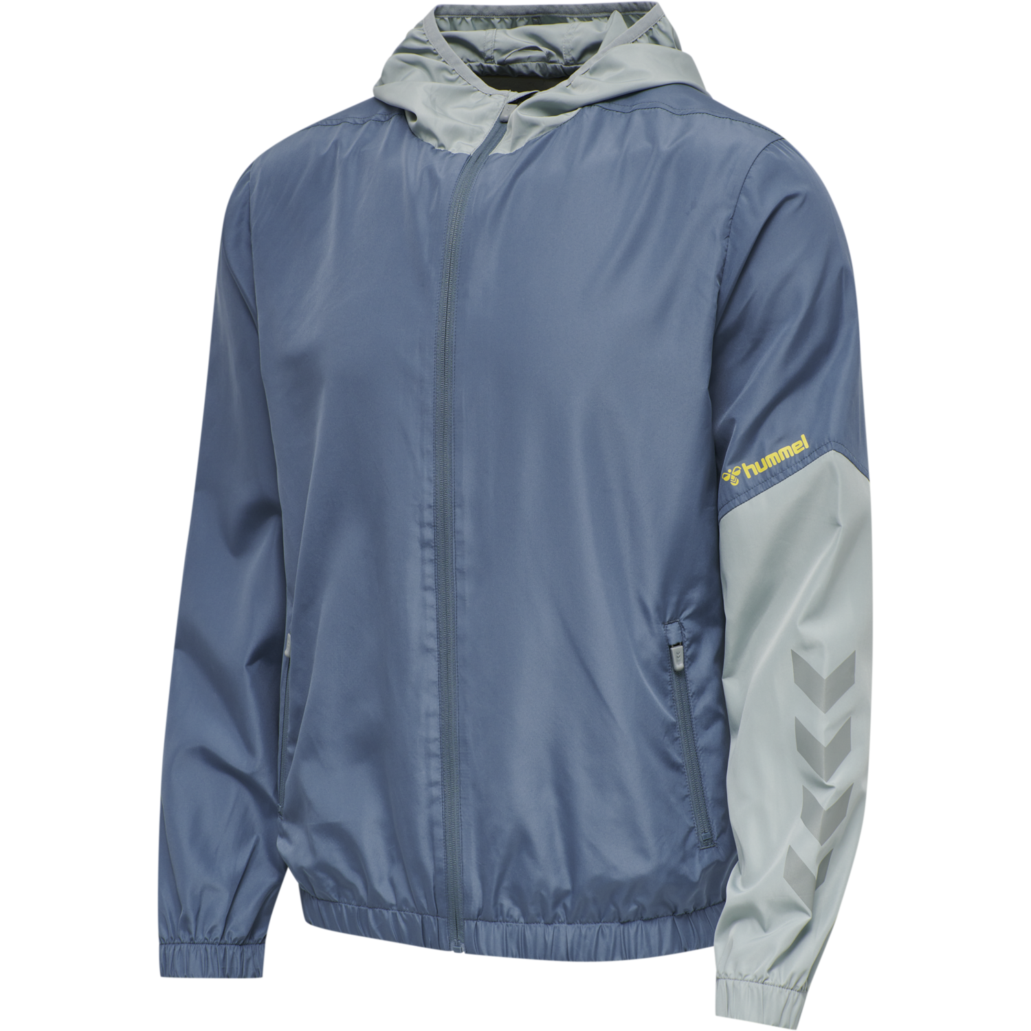 hmlSULLIVAN LOOSE  ZIP HOODIE, CHINA BLUE, packshot