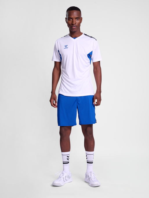 hmlAUTHENTIC PL JERSEY S/S, WHITE/TRUE BLUE, model