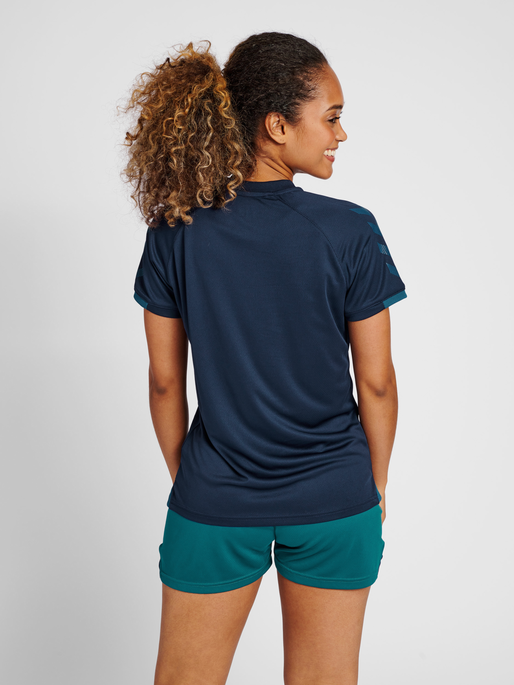 hmlGG12 ACTION JERSEY S/S WOMAN, MARINE, model