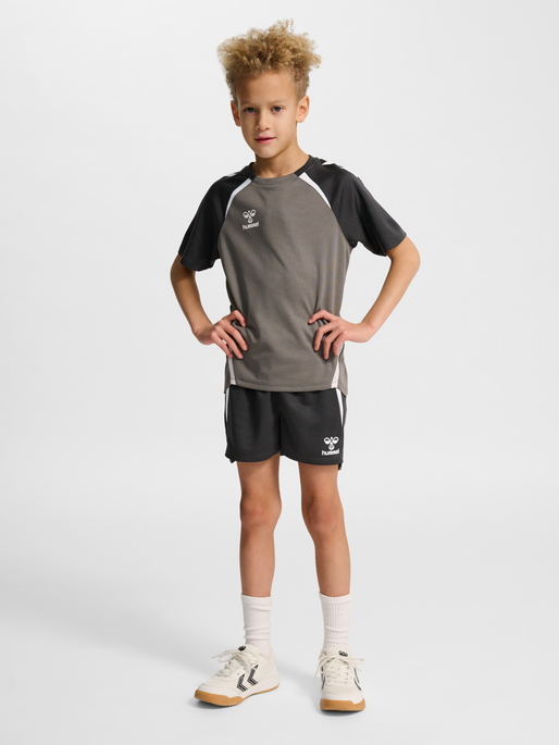 hmlLEAD 2.0 SHORTS KIDS, ASPHALT, model