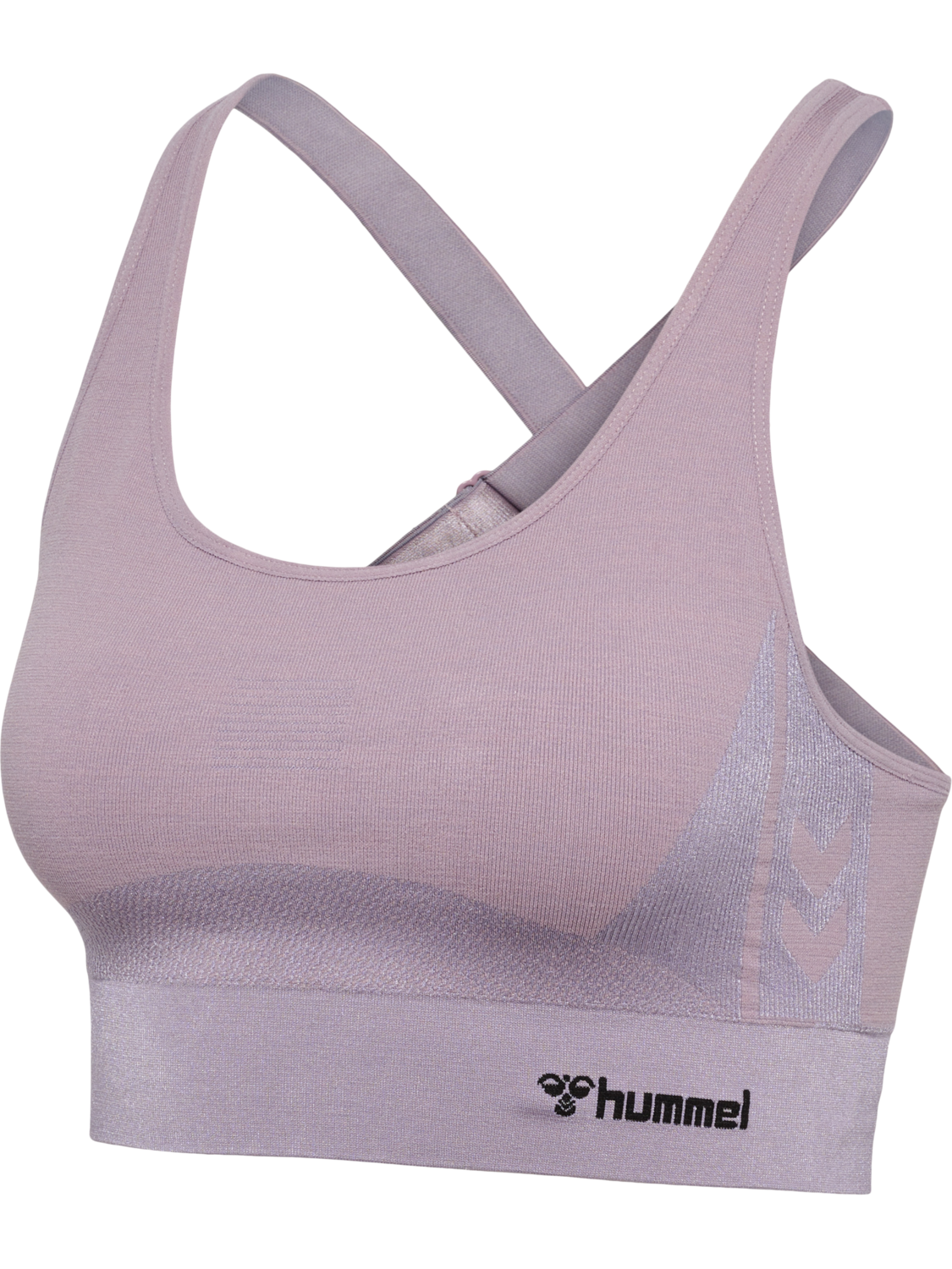 hmlCLEA SEAMLESS  SPORTS TOP, NIRVANA MELANGE, packshot