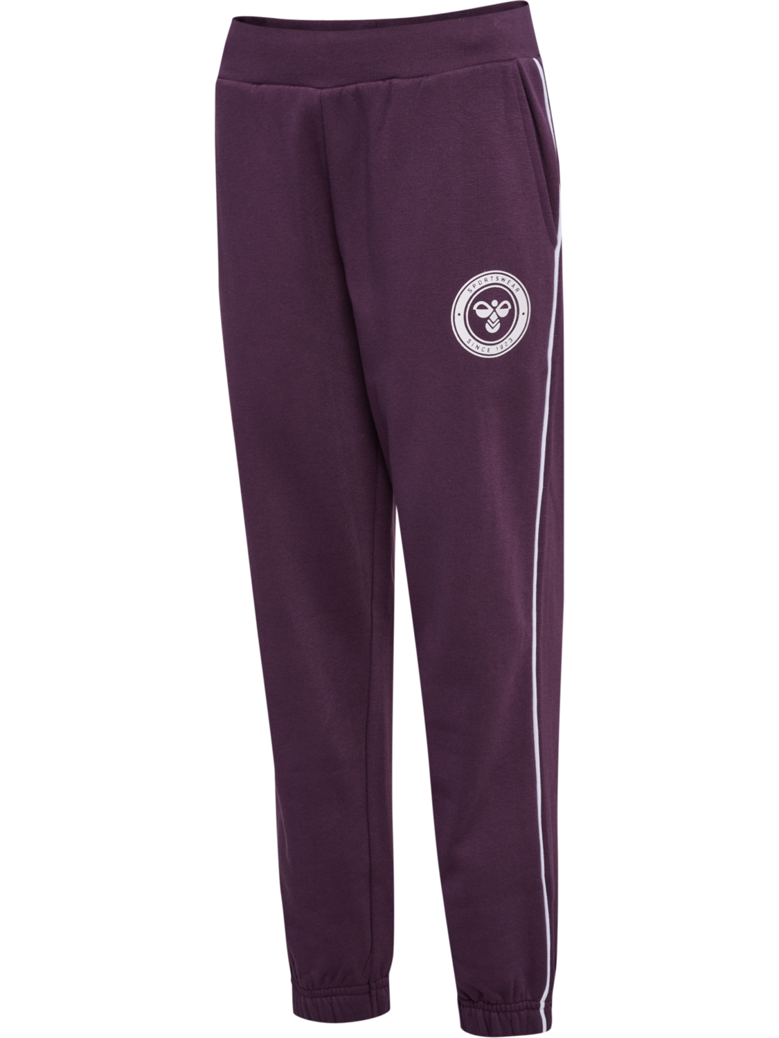 hmlSELMA ADJUSTABLE WAIST PANTS, PLUM PERFECT, packshot