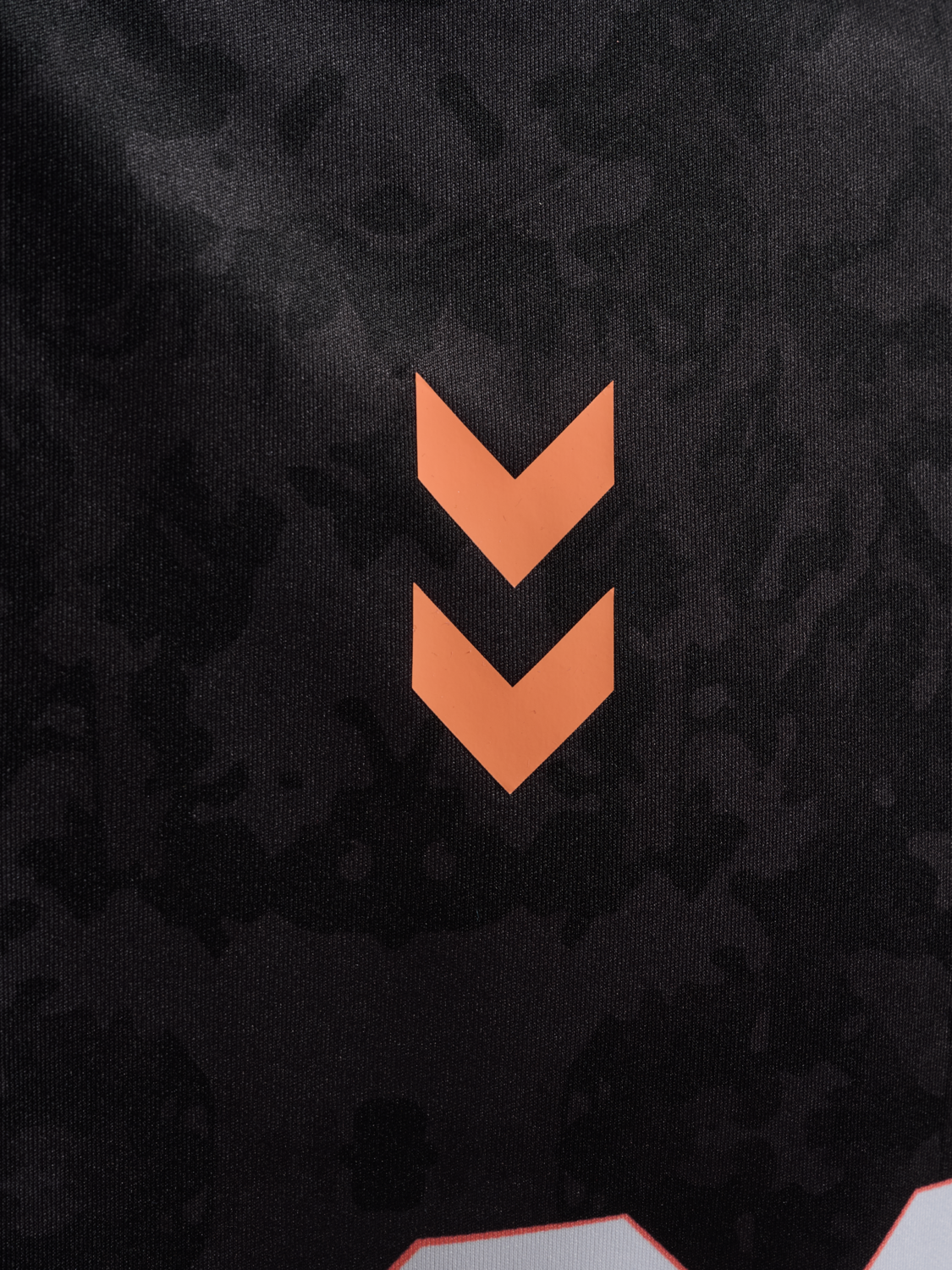 hmlSOAD TOUR 26 CAMO JERSEY S/S, BLACK/ORANGE, packshot