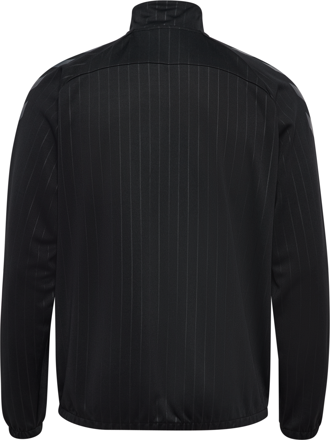 hmlSTRIPE HALFZIP, BLACK, packshot