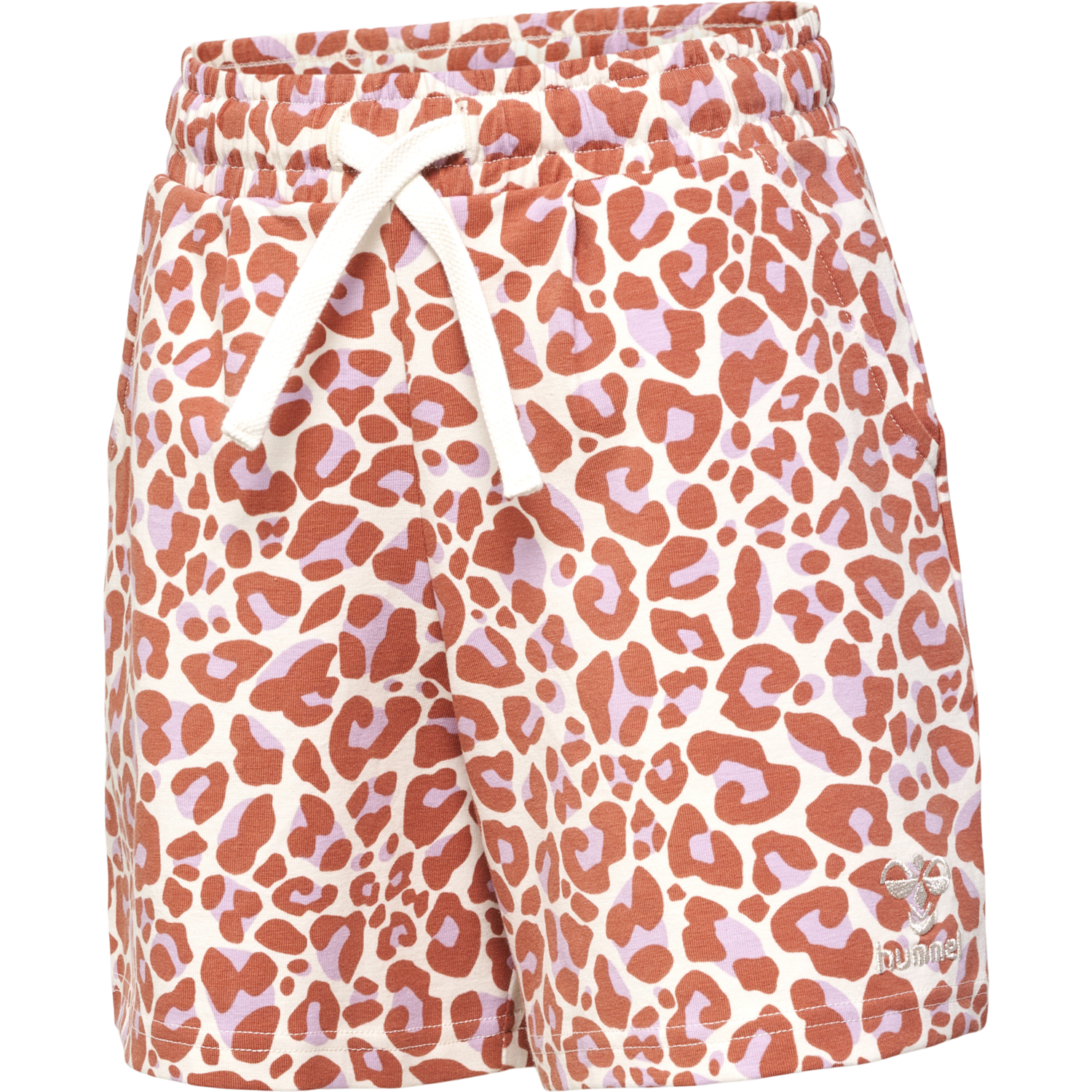 hmlJUMPY AOP SHORTS, COPPER BROWN, packshot