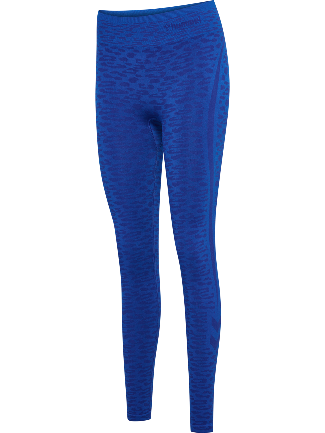 hmlMT LEO SEAMLESS MW TIGHTS, OLYMPIAN BLUE/SODALITE BLUE ME, packshot