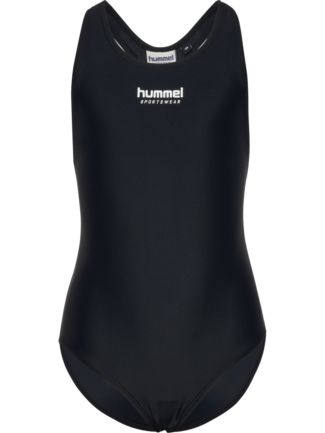 hmlJR SOLID SWIMSUIT, BLACK, packshot