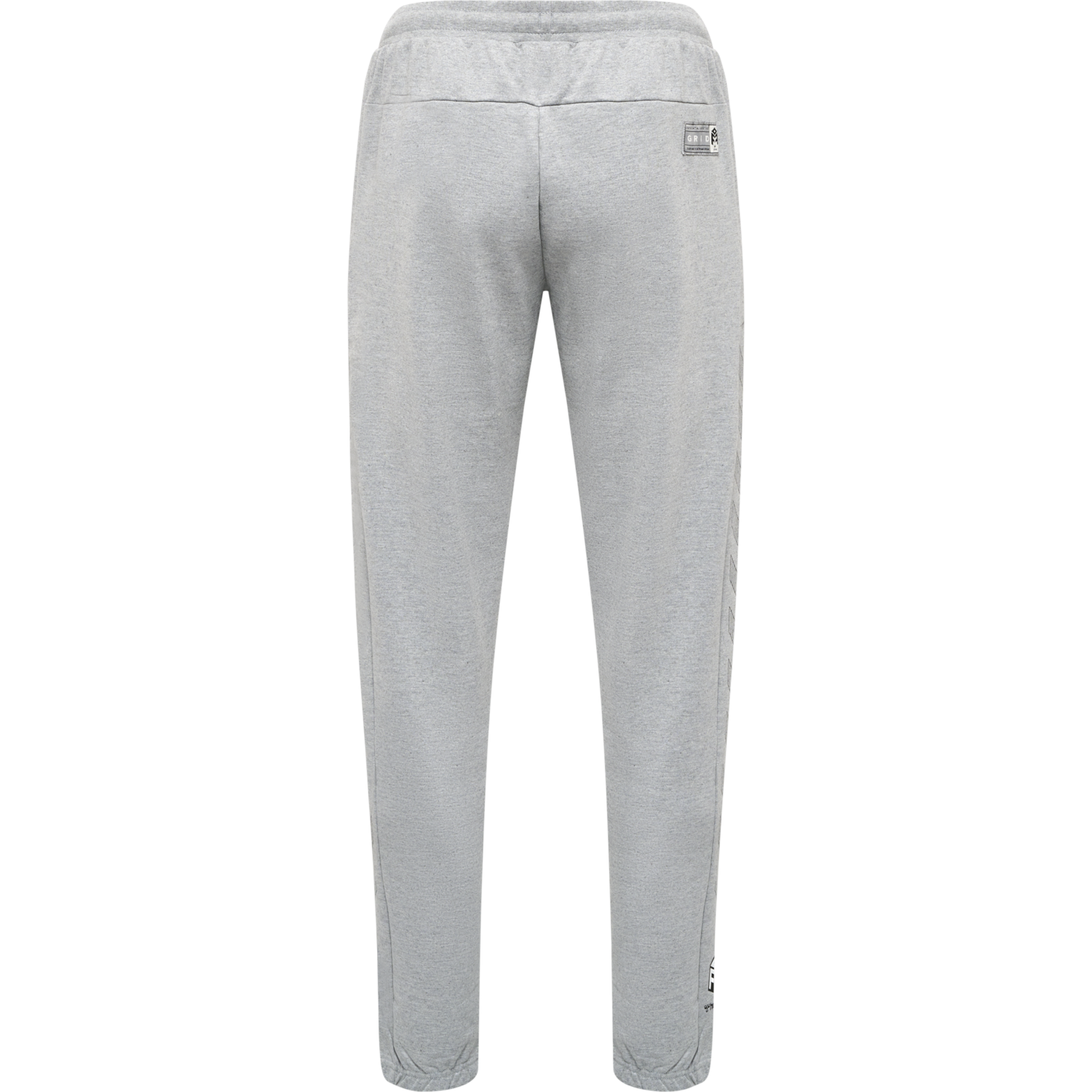 hmlMOVE GRID COTTON PANTS, GREY MELANGE, packshot